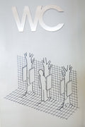 Design artwork toilet,