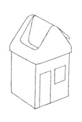 Garbage bin house