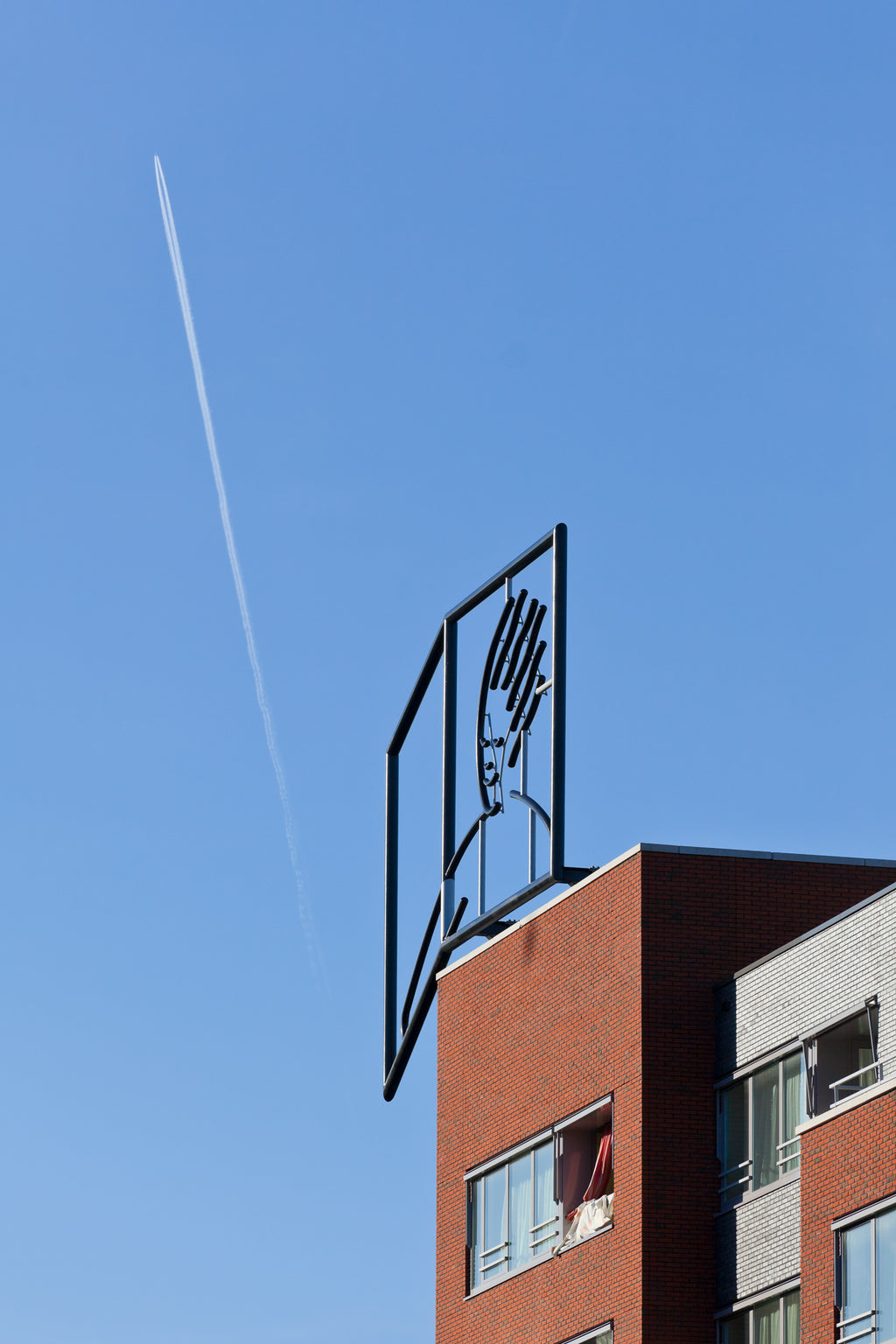 Rooftop sculpture Amsterdam