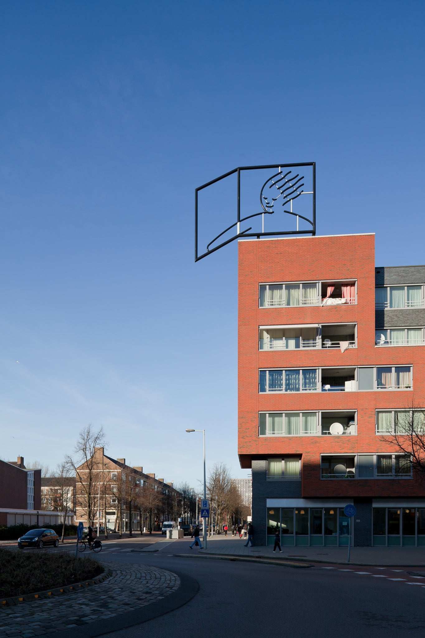 Rooftop sculpture Amsterdam