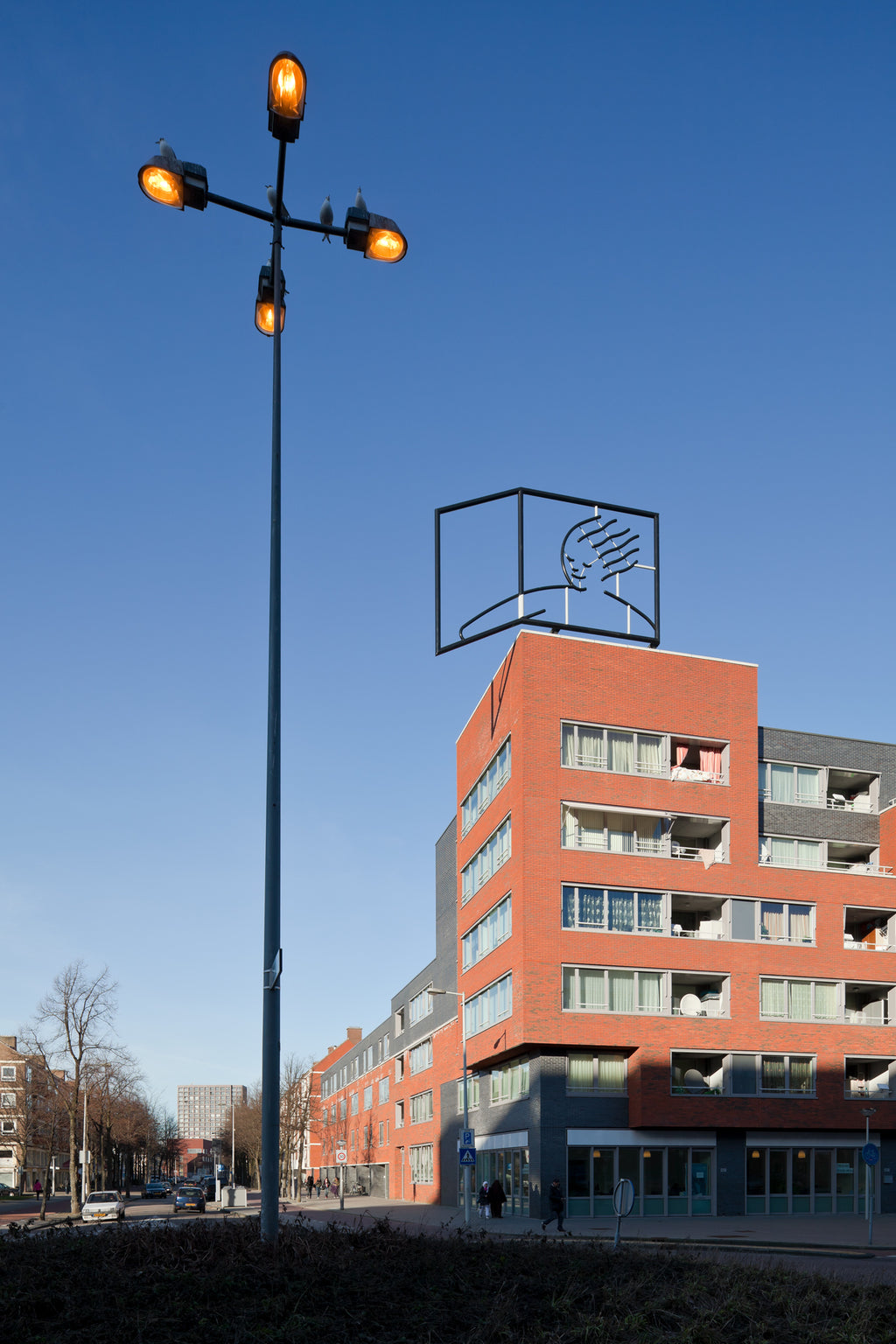 Rooftop sculpture Amsterdam