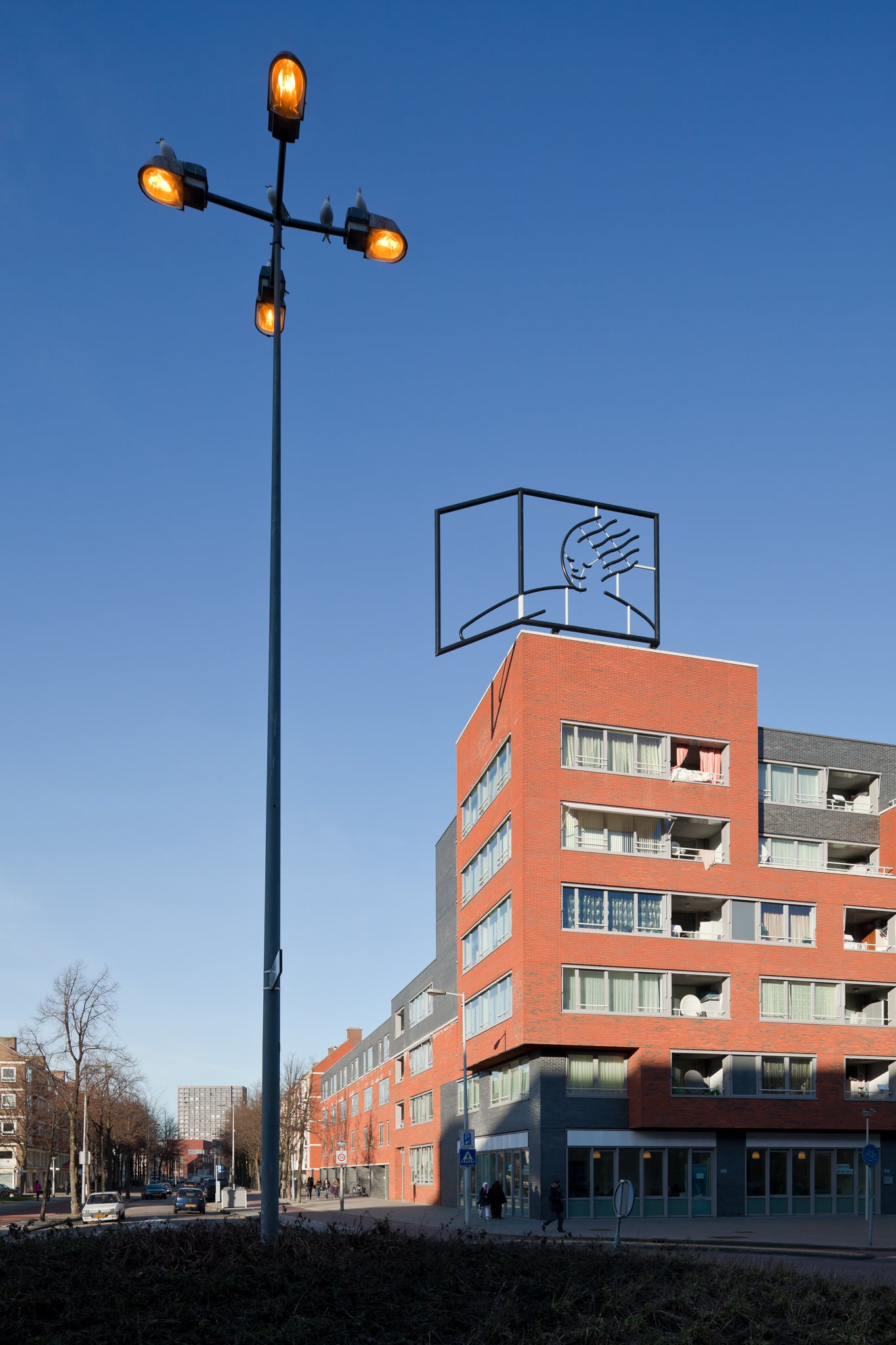 Rooftop sculpture Amsterdam