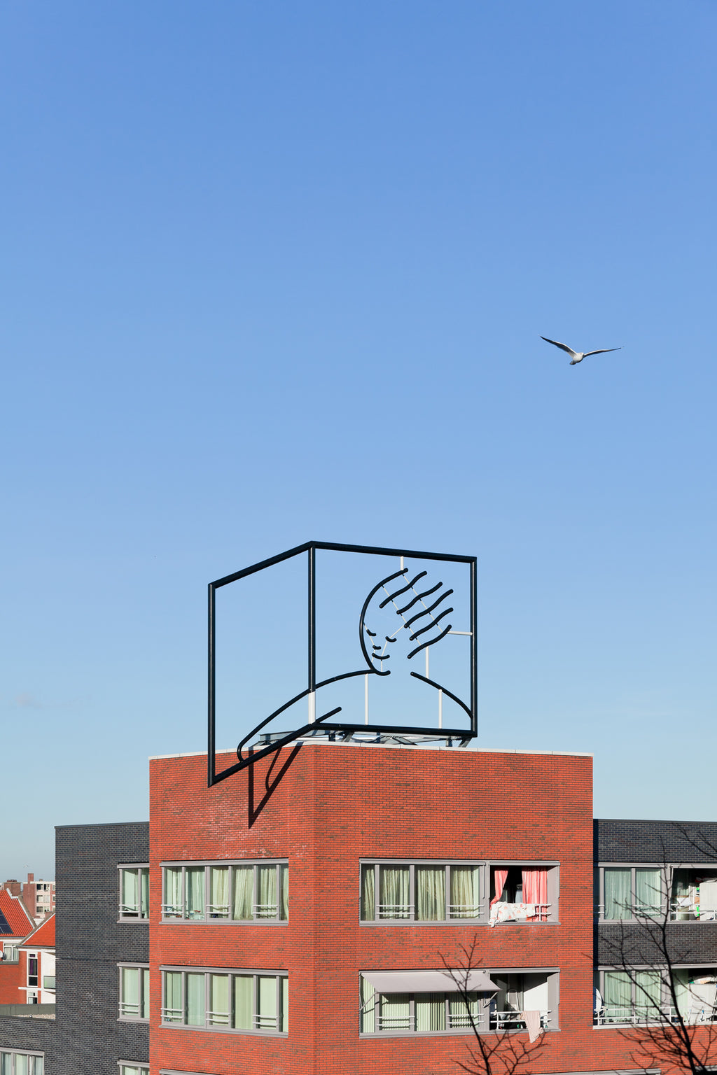 Rooftop sculpture Amsterdam