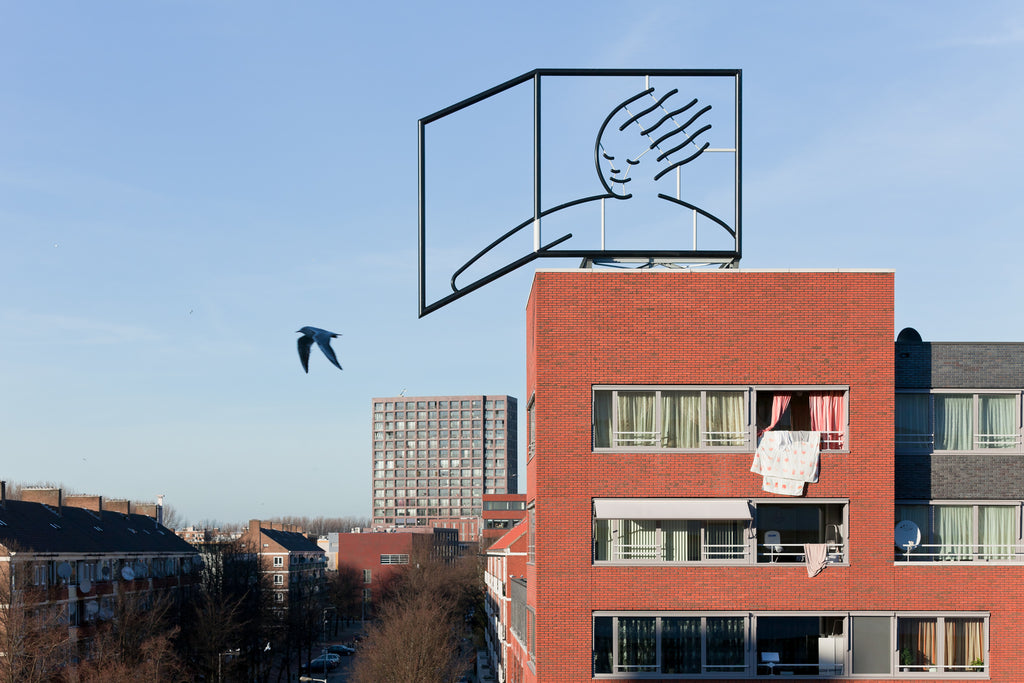 Rooftop sculpture Amsterdam